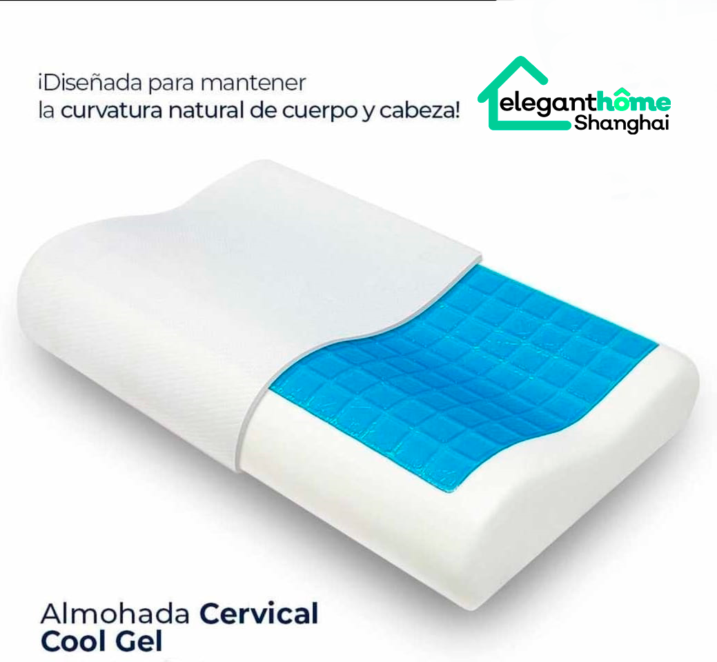 Almohada cool gel cervical ortopedica.